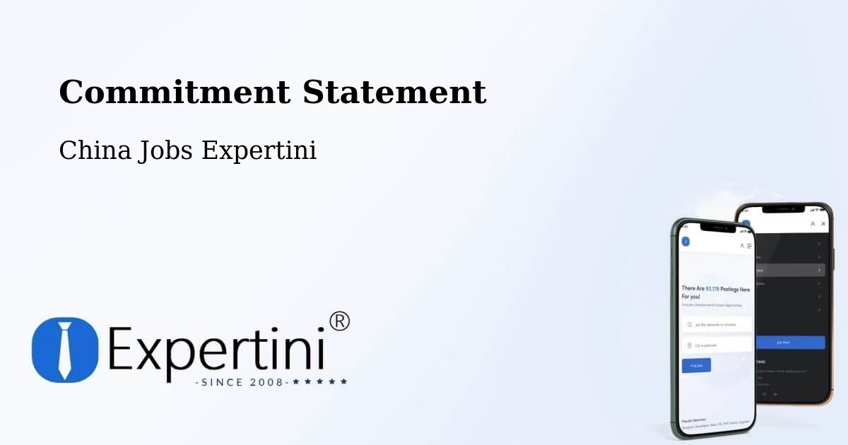 Corporate Commitment – Songjiang - China Jobs Expertini