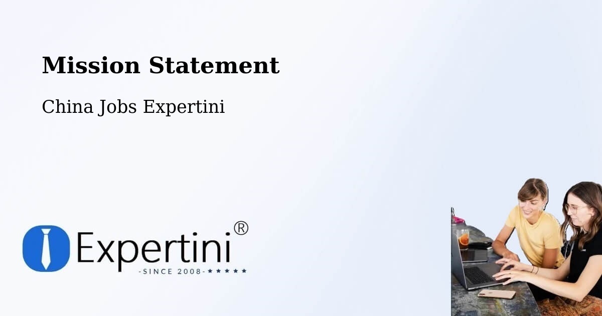 Corporate Mission – Songjiang - China Jobs Expertini