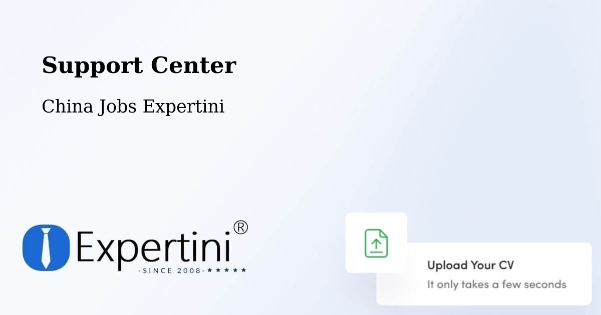 Support Services – Songjiang - China Jobs Expertini